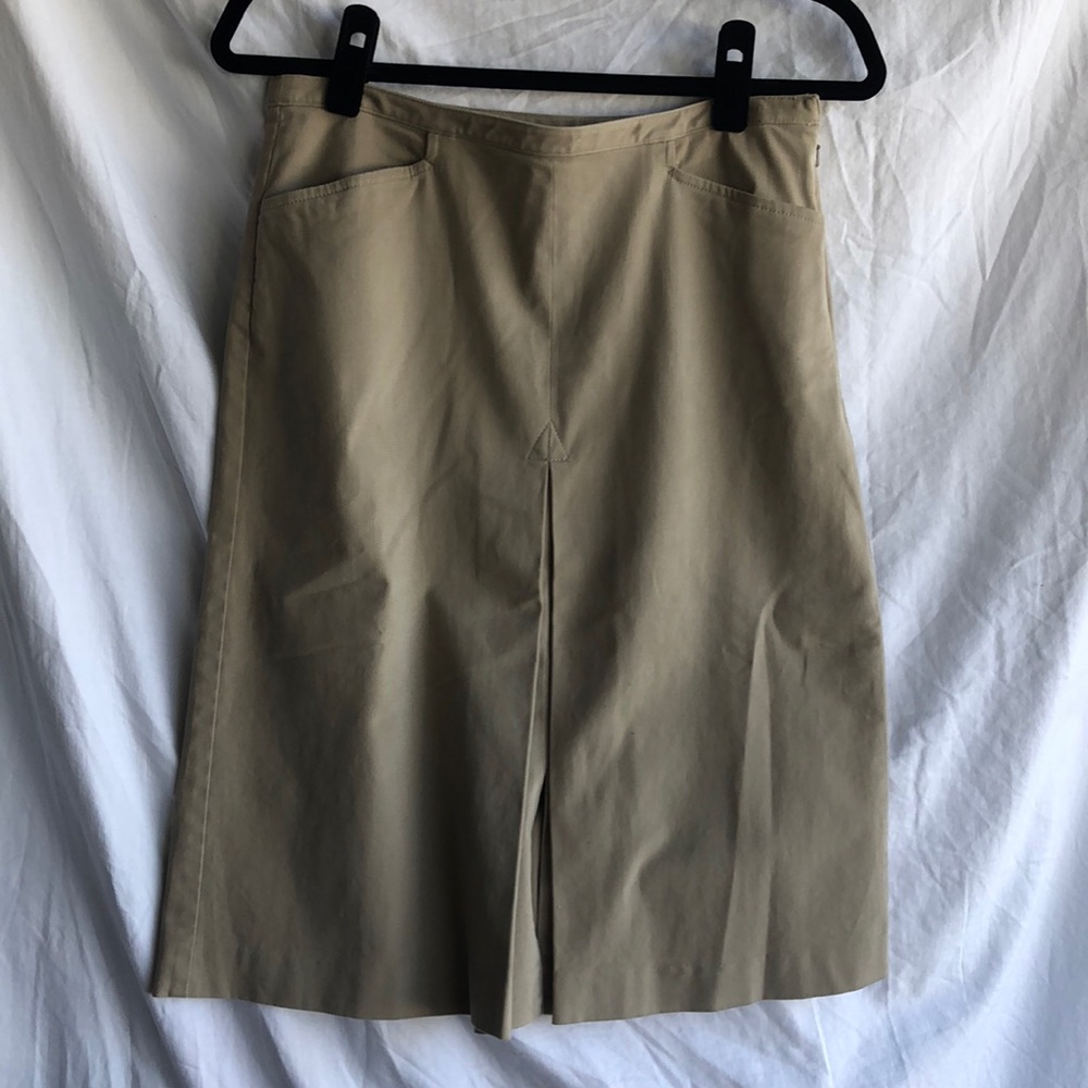 Suede like skirt